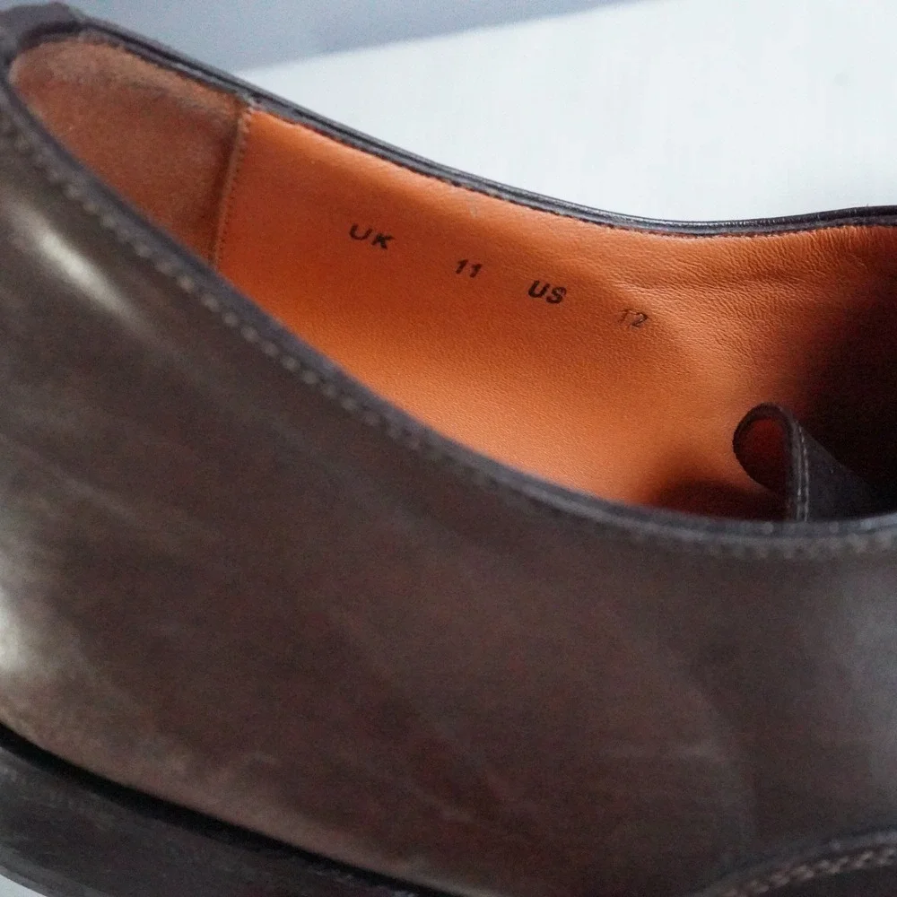 Santoni cap toe